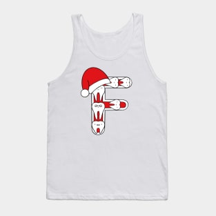 Letter F (Happimola Christmas Alphabet) Tank Top